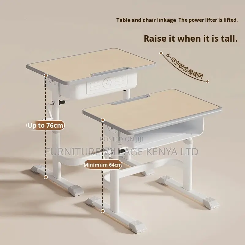 Adjustable Imported Homework Kid's Desk Chair