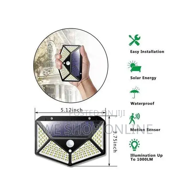 Solar Light 100 Led Wall Lights