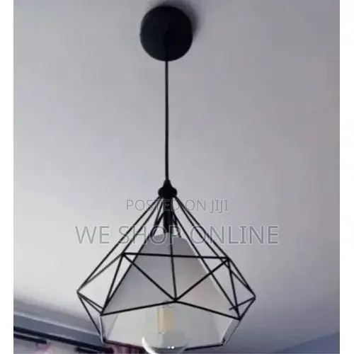 Metal Cage Pendant Light