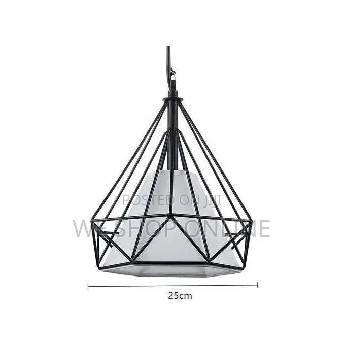 Metal Cage Pendant Light