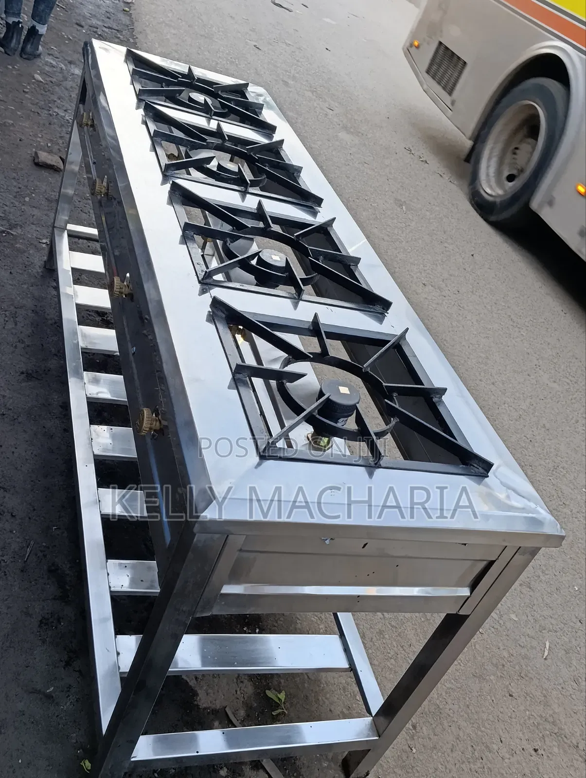 Cookers Four Burner Stainless Steel
