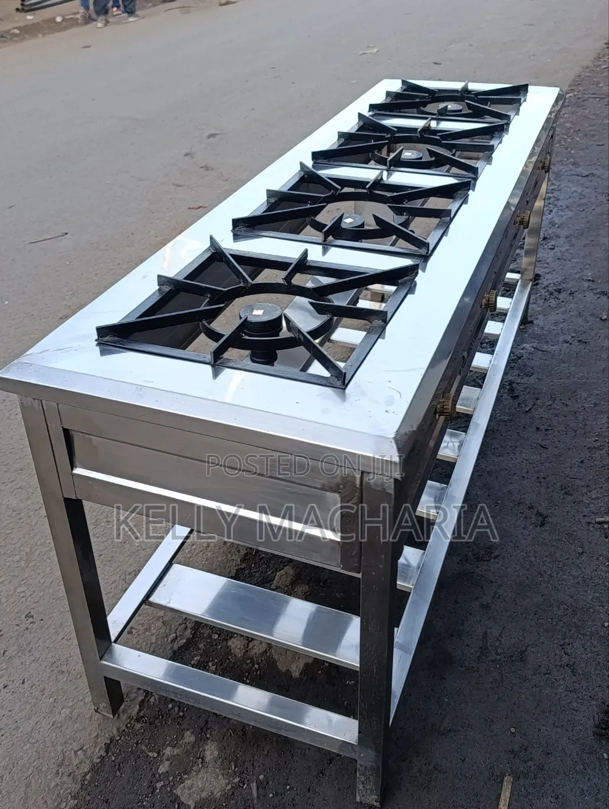 Cookers Four Burner Stainless Steel
