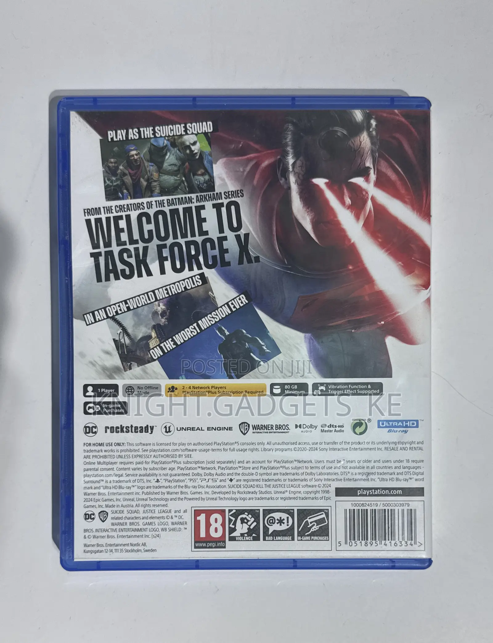 Ps5 Suicide Squad Kill the Justice League