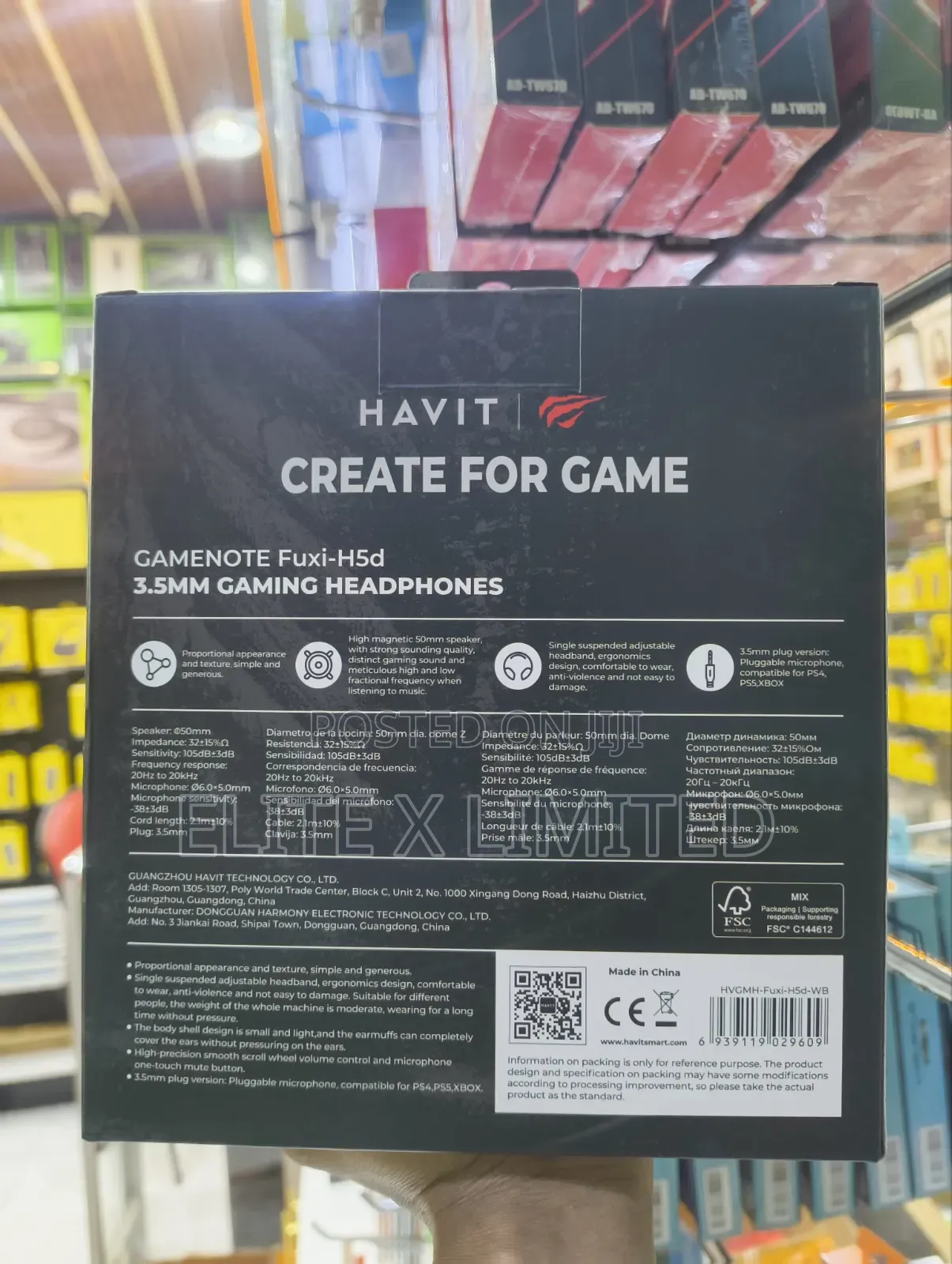Havit Gamenote Fuxi-H5d