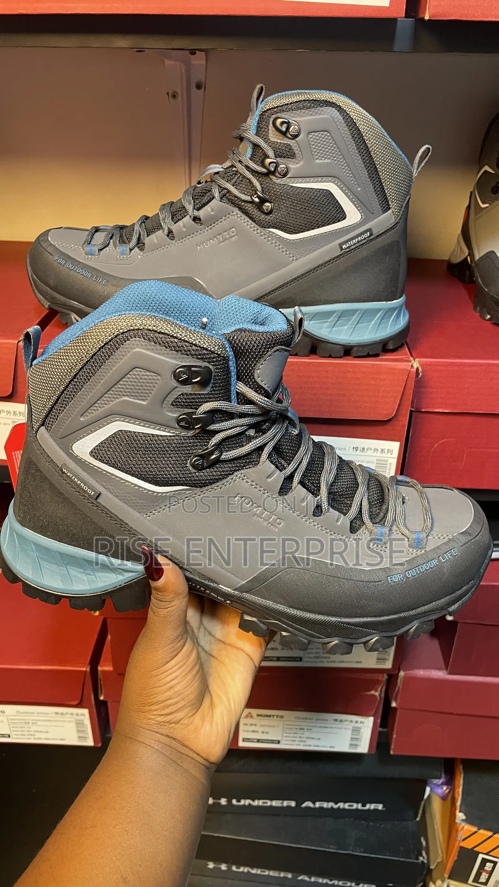 Humtto Waterproof Hiking Boots With Orthopedic Inner Sole
