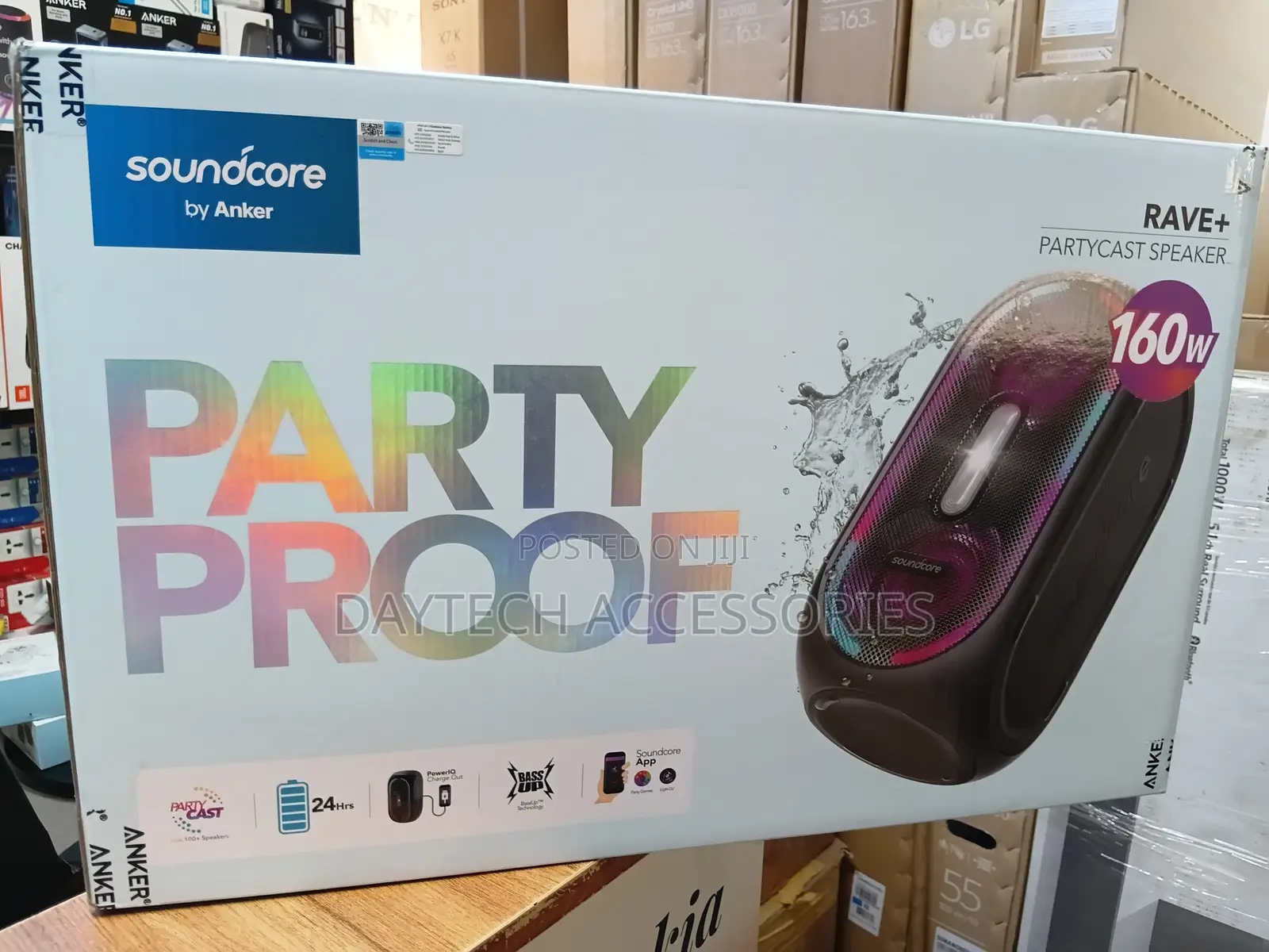 Anker Soundcore Rave+ Portable Speaker.
