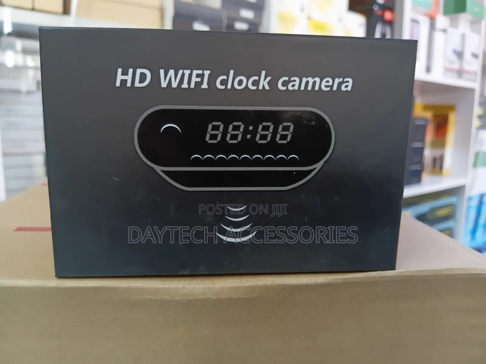 Wifi Table Clock Hidden Spy Camera With 1080p Full Hd