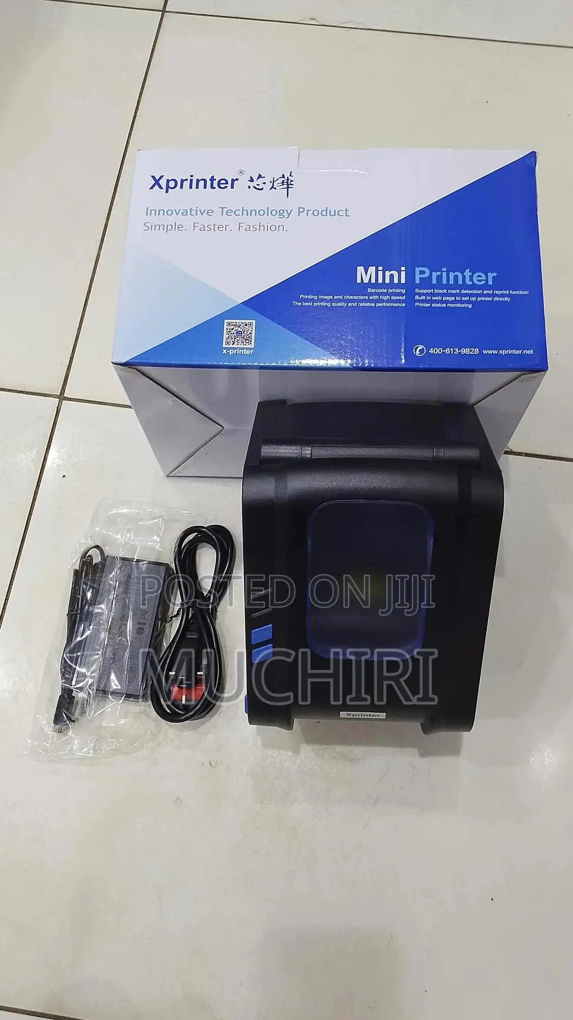 80mm Barcode Printer Xp370b High Speed Label Printer