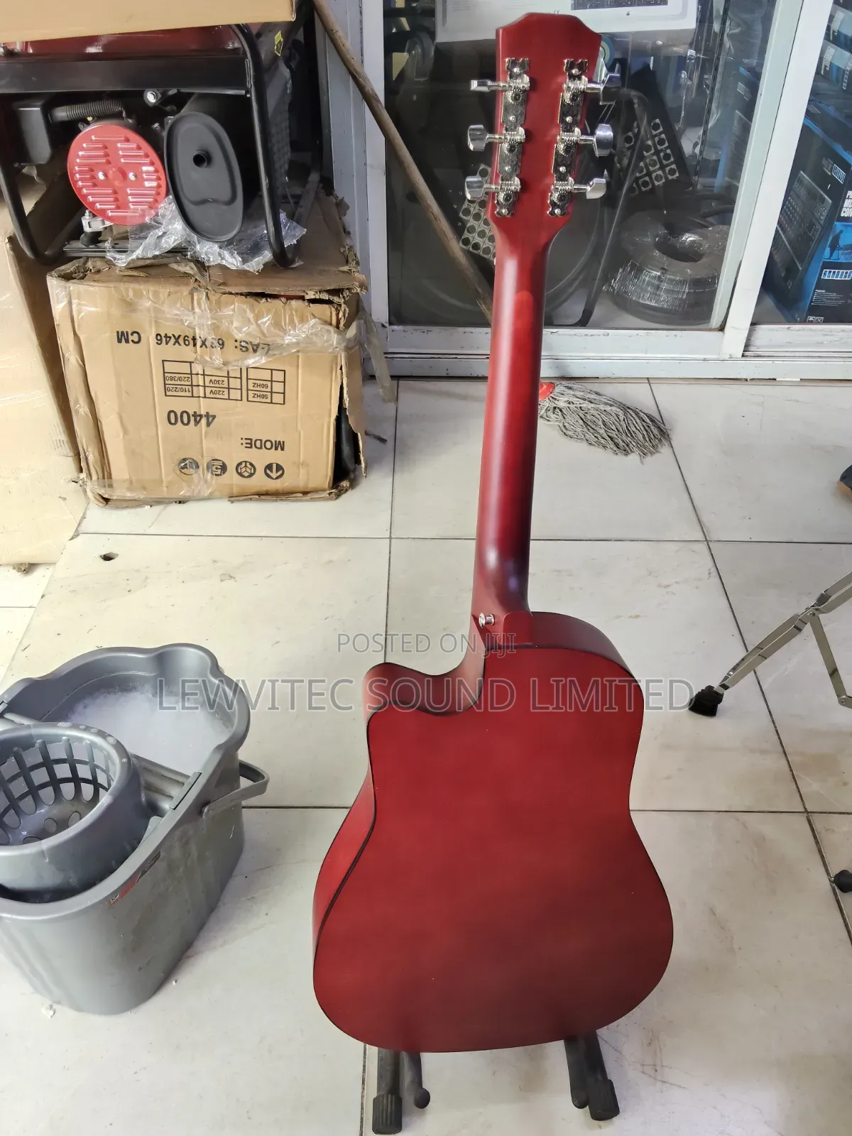 Wood Acoustic Guitar