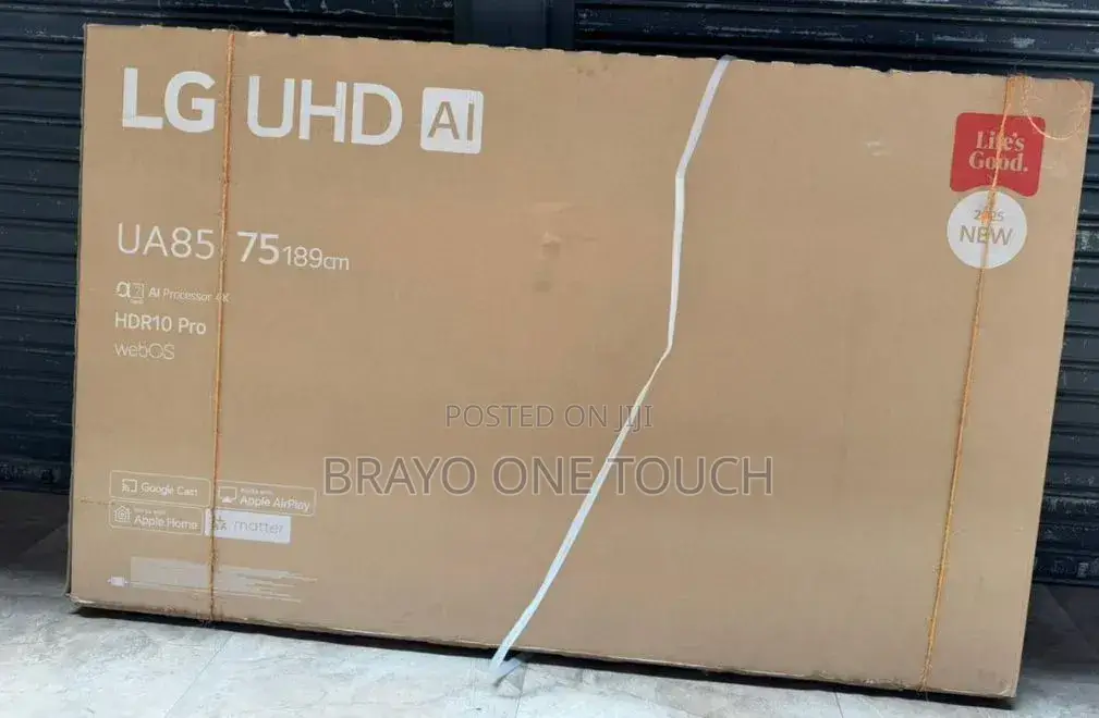 Lg 75′′ Ua85 Ai Smart Webos Tv