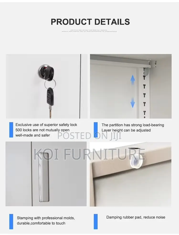 Office Cabinet; Executive Filing Cabinet With Lockable Two Glass Doors