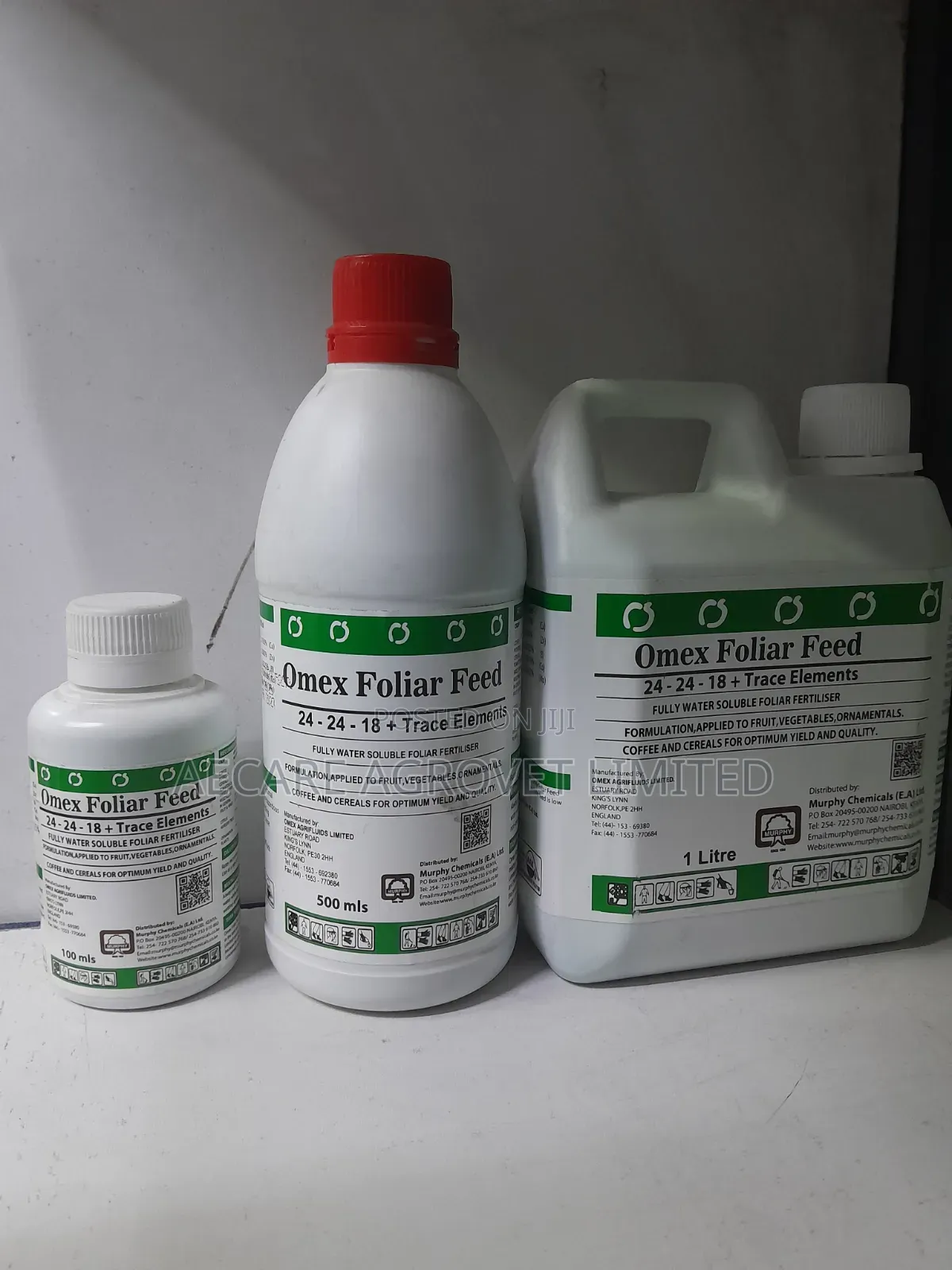 Omex Foliar Feed Fertilizer 100ml, 500ml , 1litre