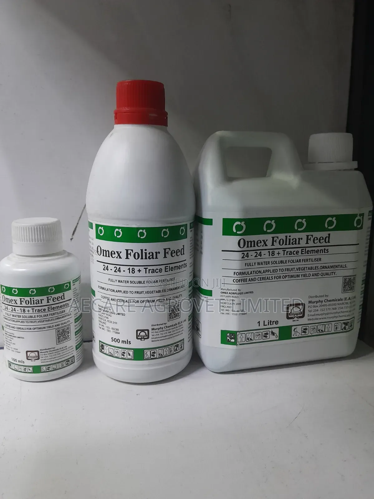 Omex Foliar Feed Fertilizer 100ml, 500ml , 1litre
