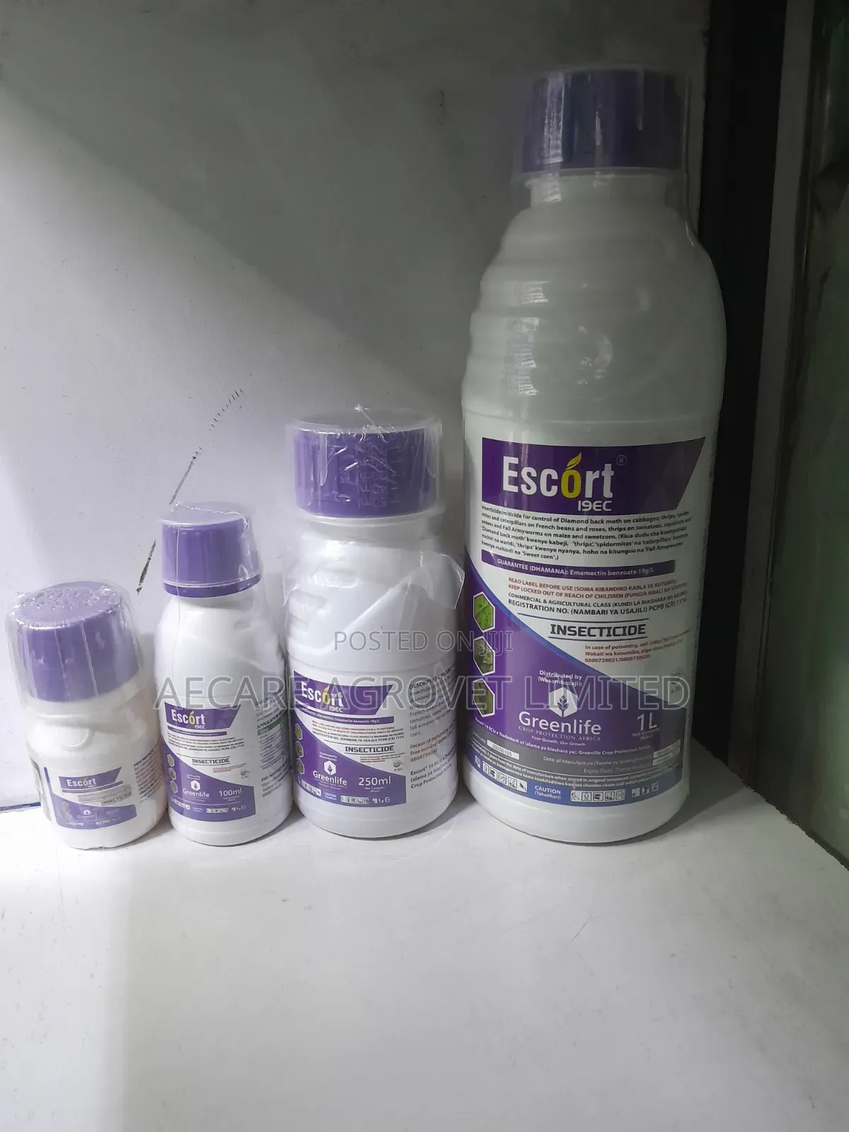 Escort 19ec Fall Armyworm Insecticide 50ml,100ml, 250ml, 1l