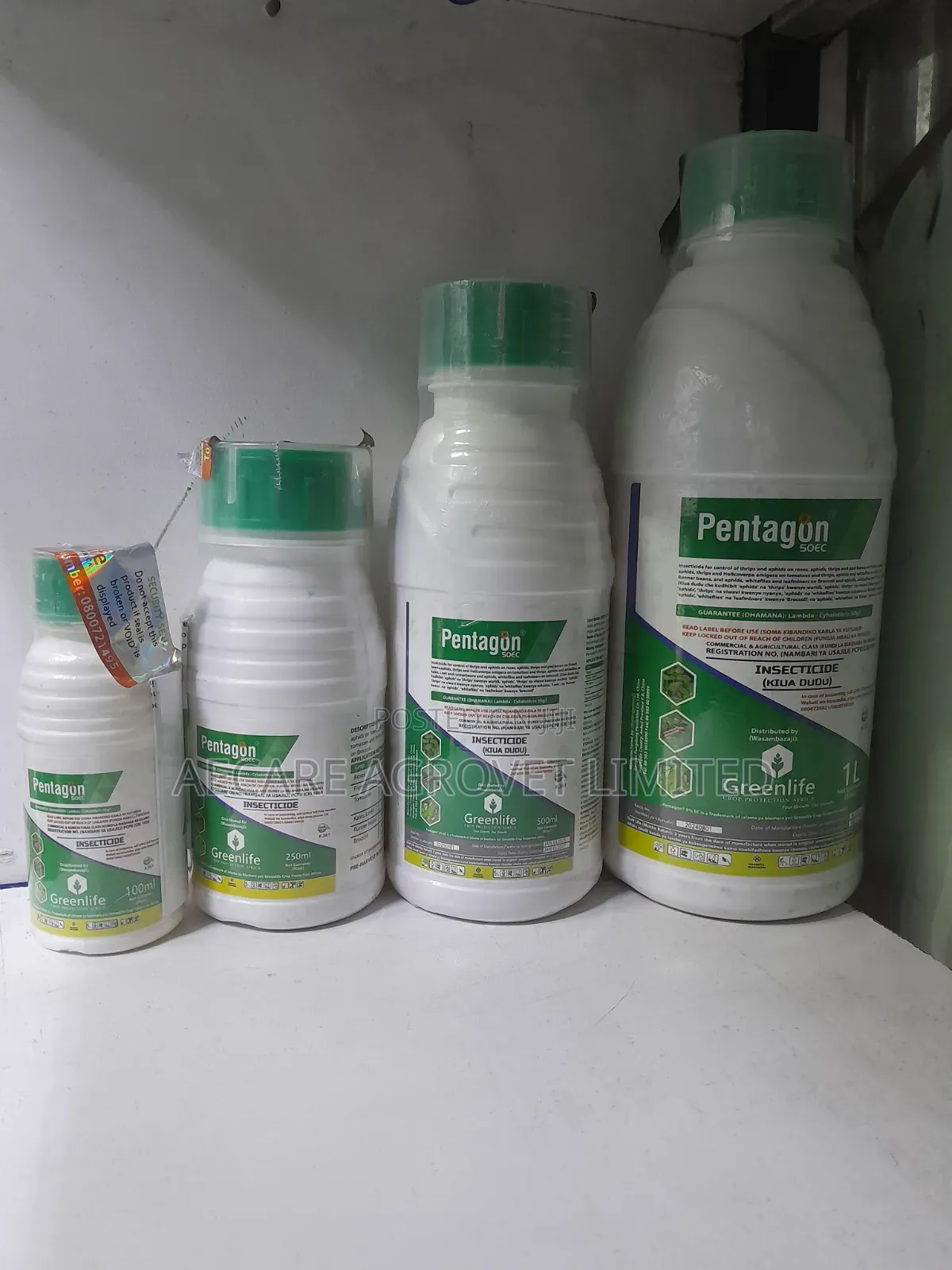 Pentagon 50ec Insecticide 100ml, 250ml, 500ml, 1l