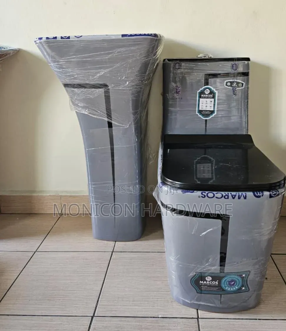 Water Closet Sets Grey One Body