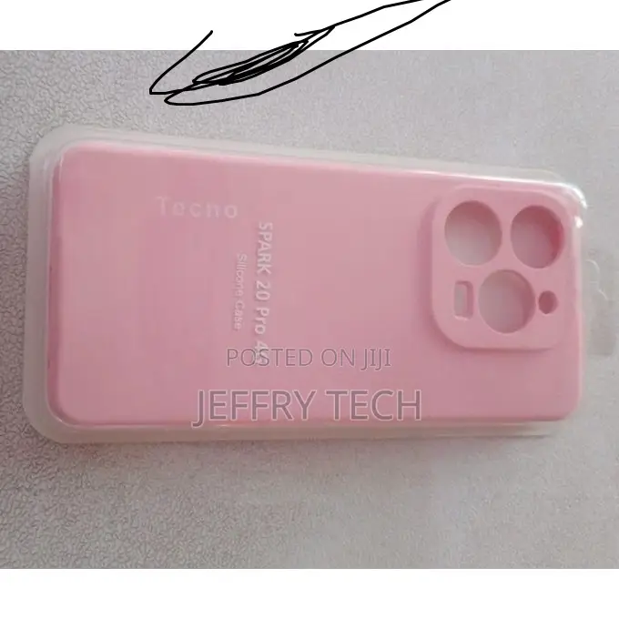 Soft Silicone Slim Fit Cover Case for Tecno Spark 20 Pro - Hot