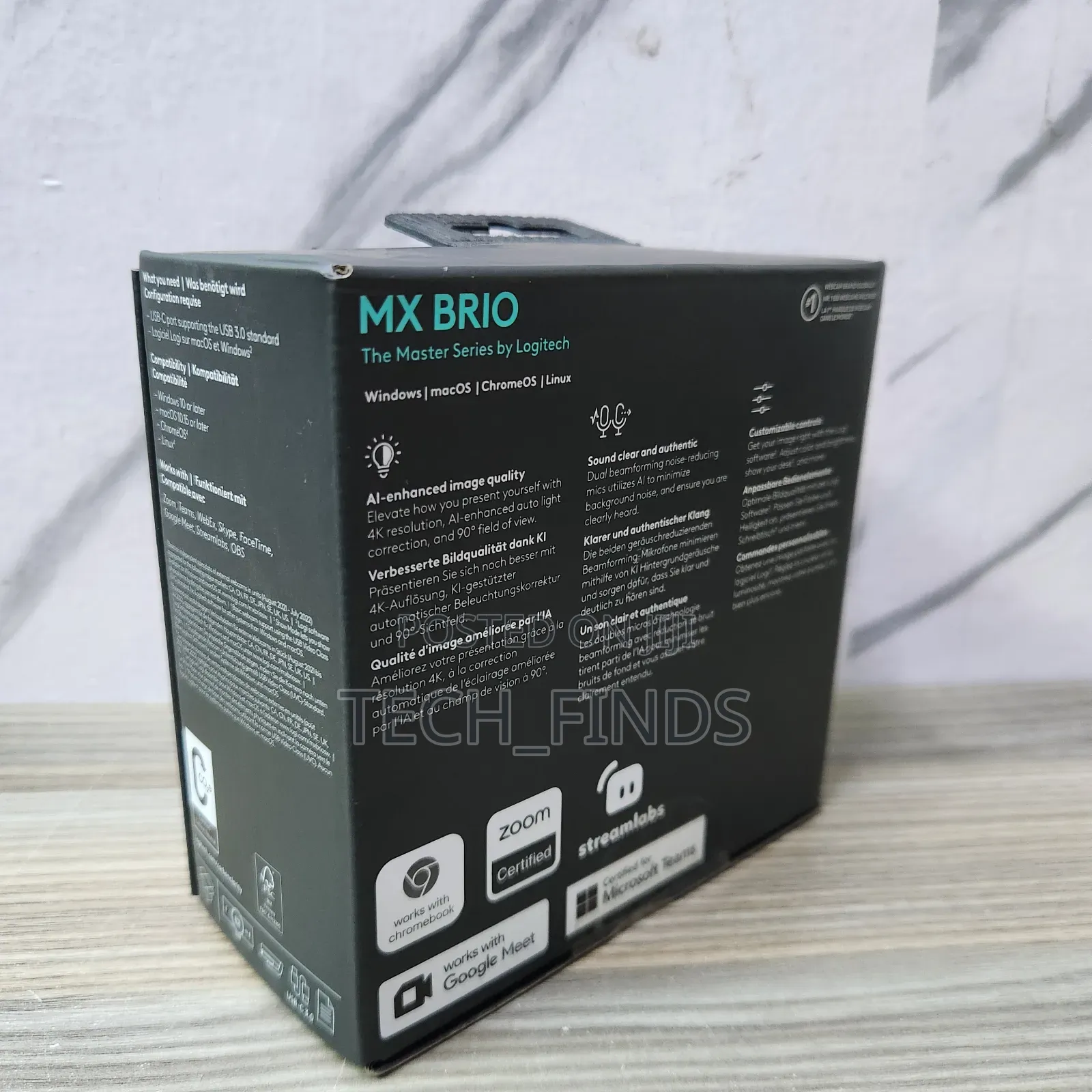 Logitech Mx Brio Ultra Hd Collaboration and Streaming Webcam