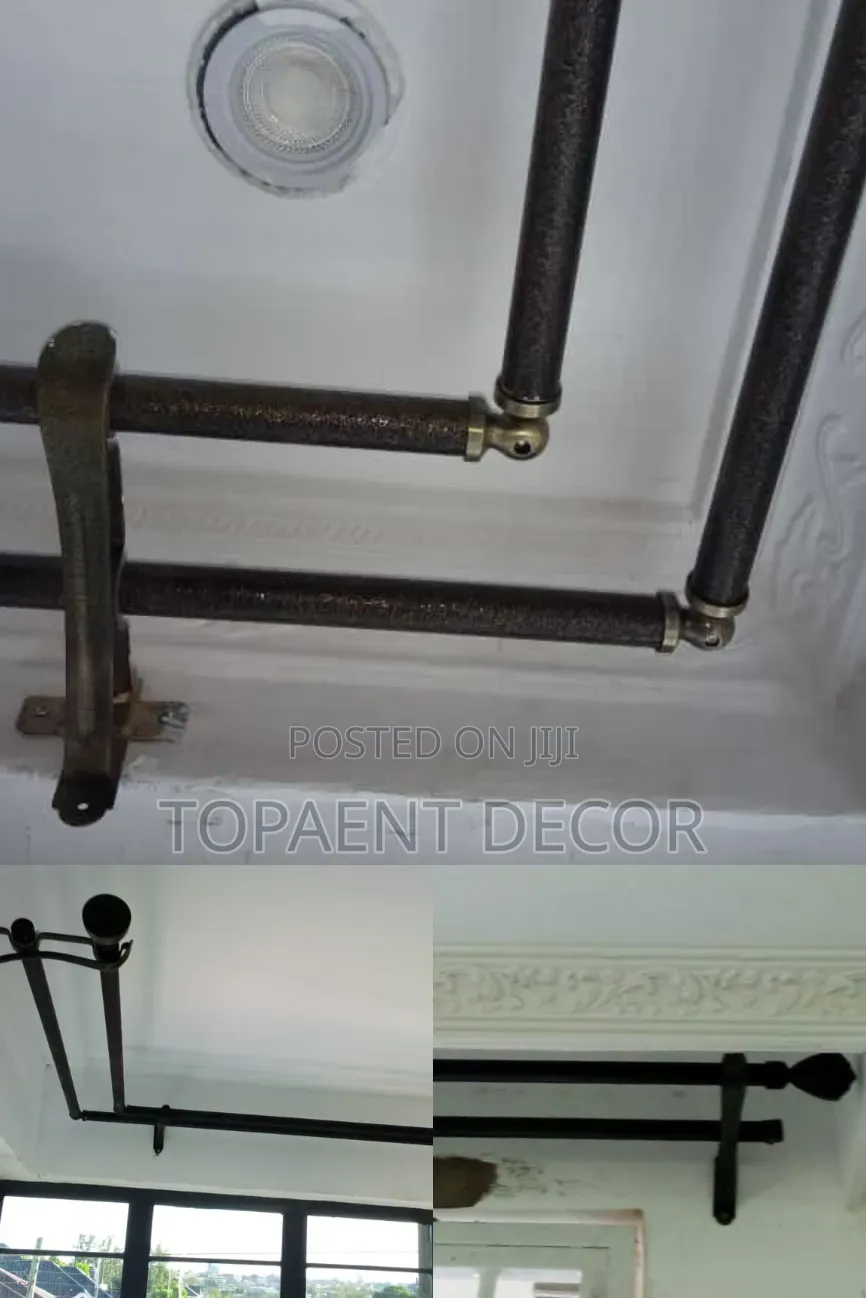 A Perfect Hold,A Perfect Look With Powder Coated Curtain Rods