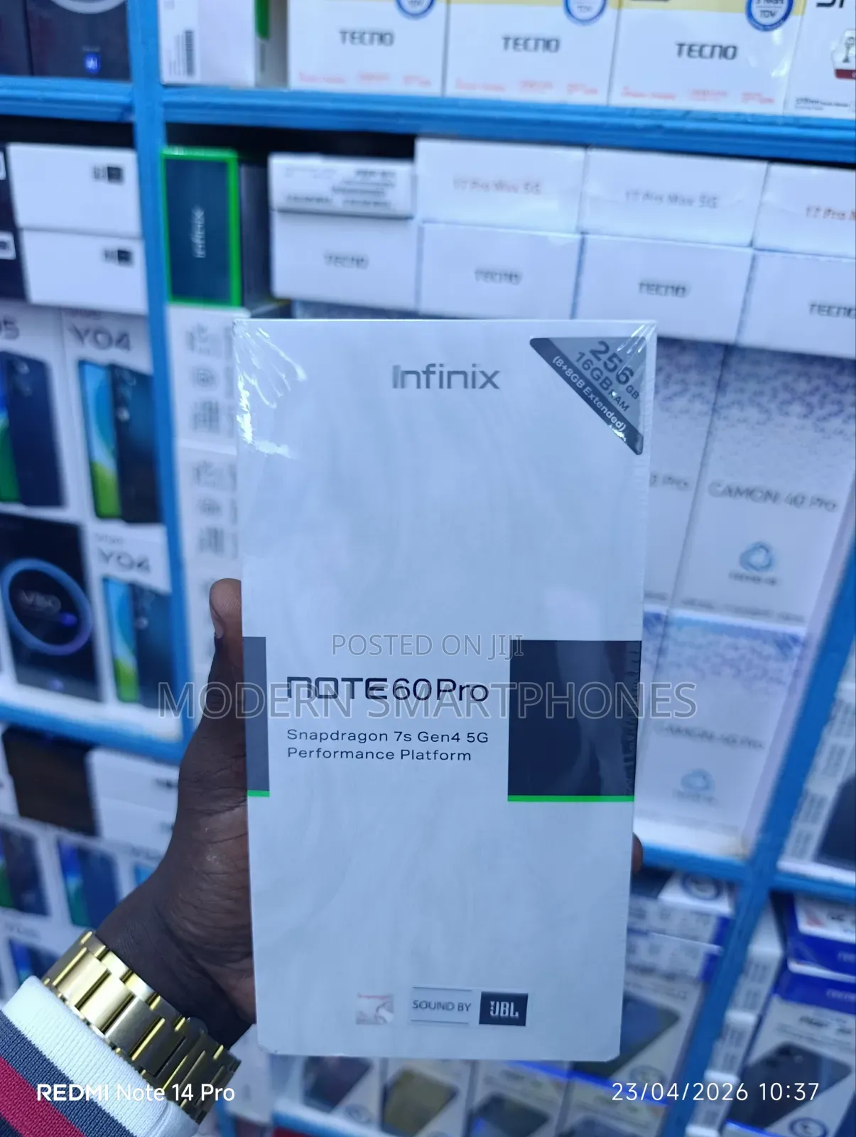 New Infinix Note 60 Pro 256 GB Black