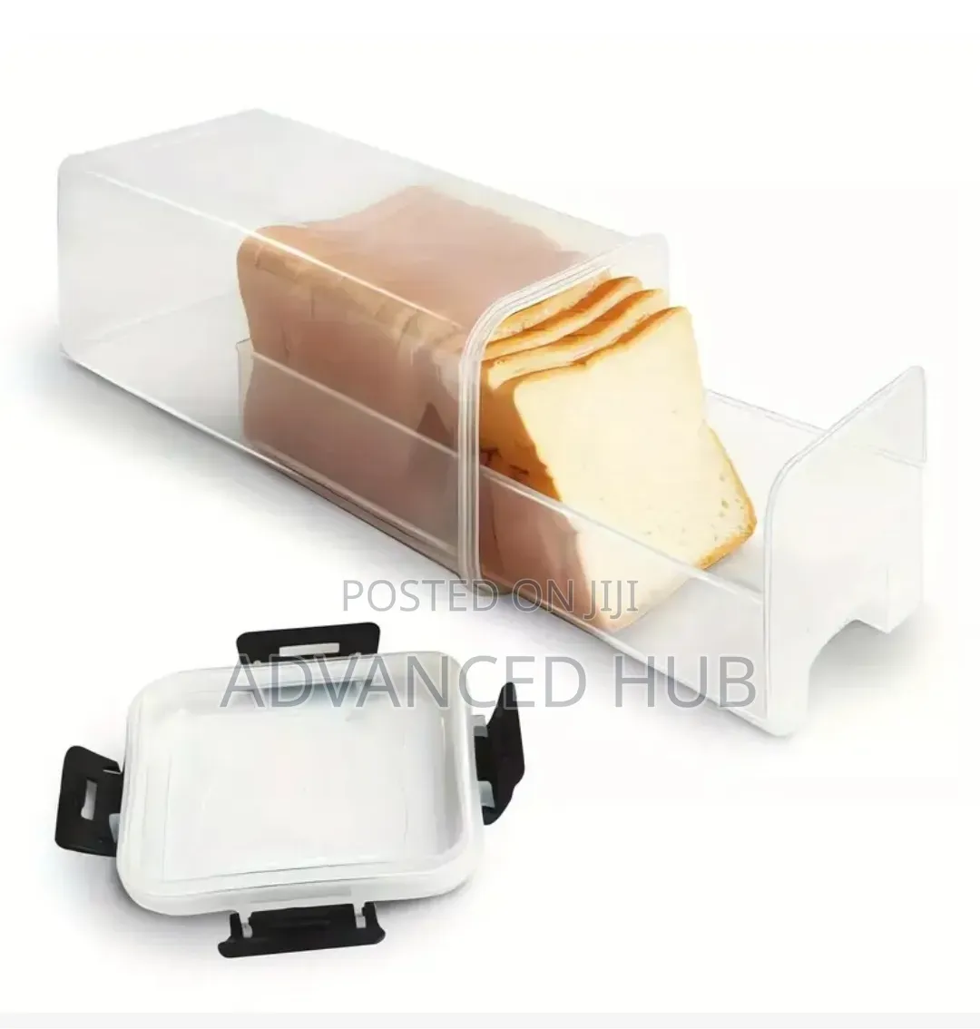 Clear Airtight Plastic Bread Storage Container