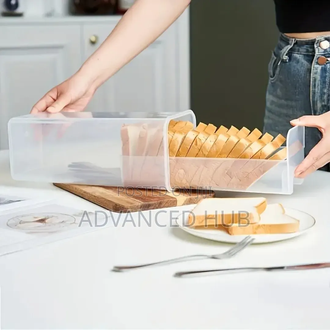 Clear Airtight Plastic Bread Storage Container