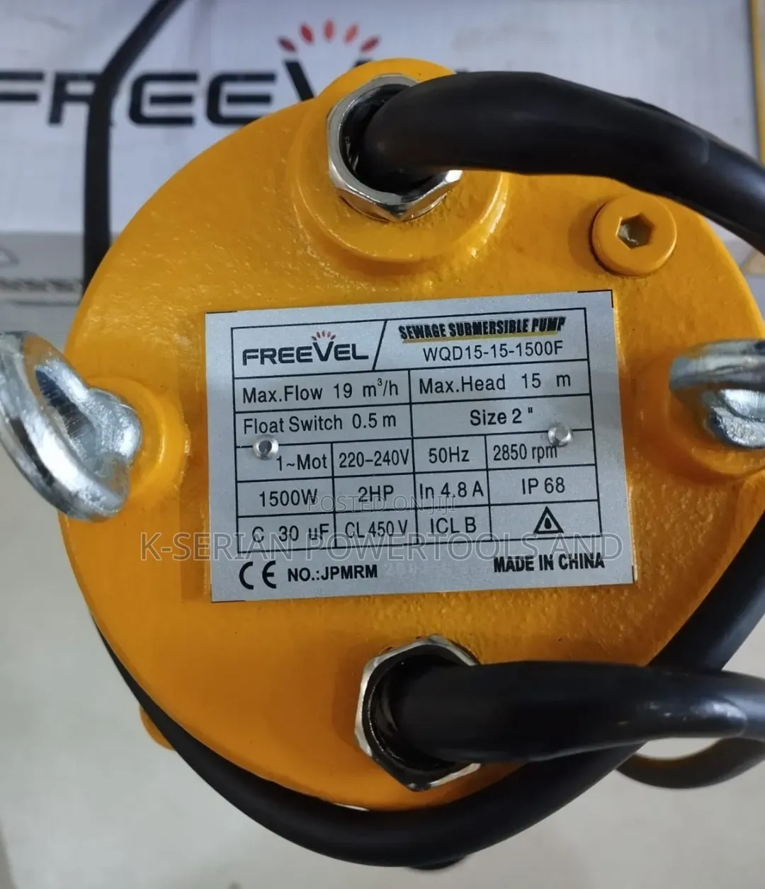Freevel Submersible Sewage Pump/ 2hp Sewage Pump