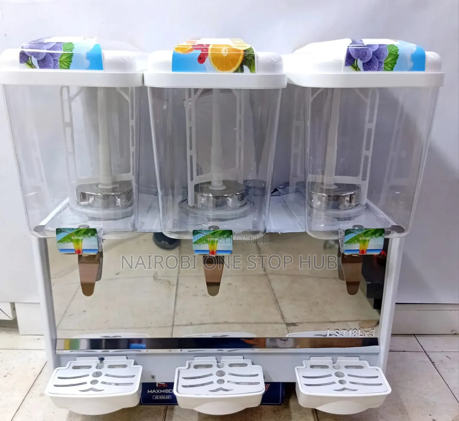 Juice Dispenser Commercial 3 Slots