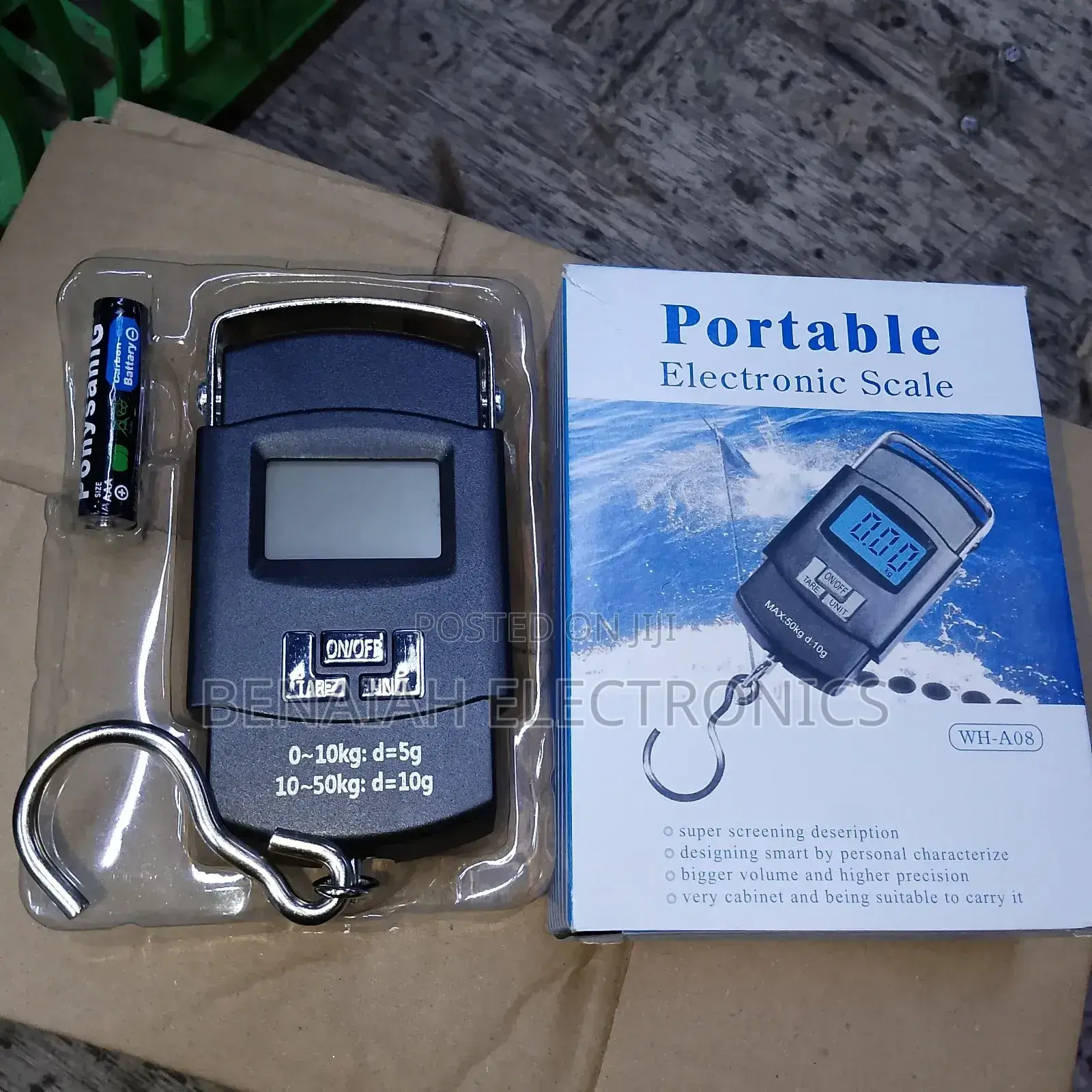 Electronic Portable Scale Wh-Ao8 Max 50g Battery Powered