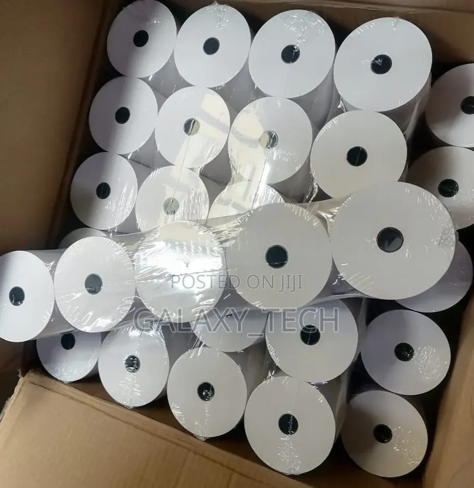 50pcs 80mm Thermal Rolls – 60 GSM