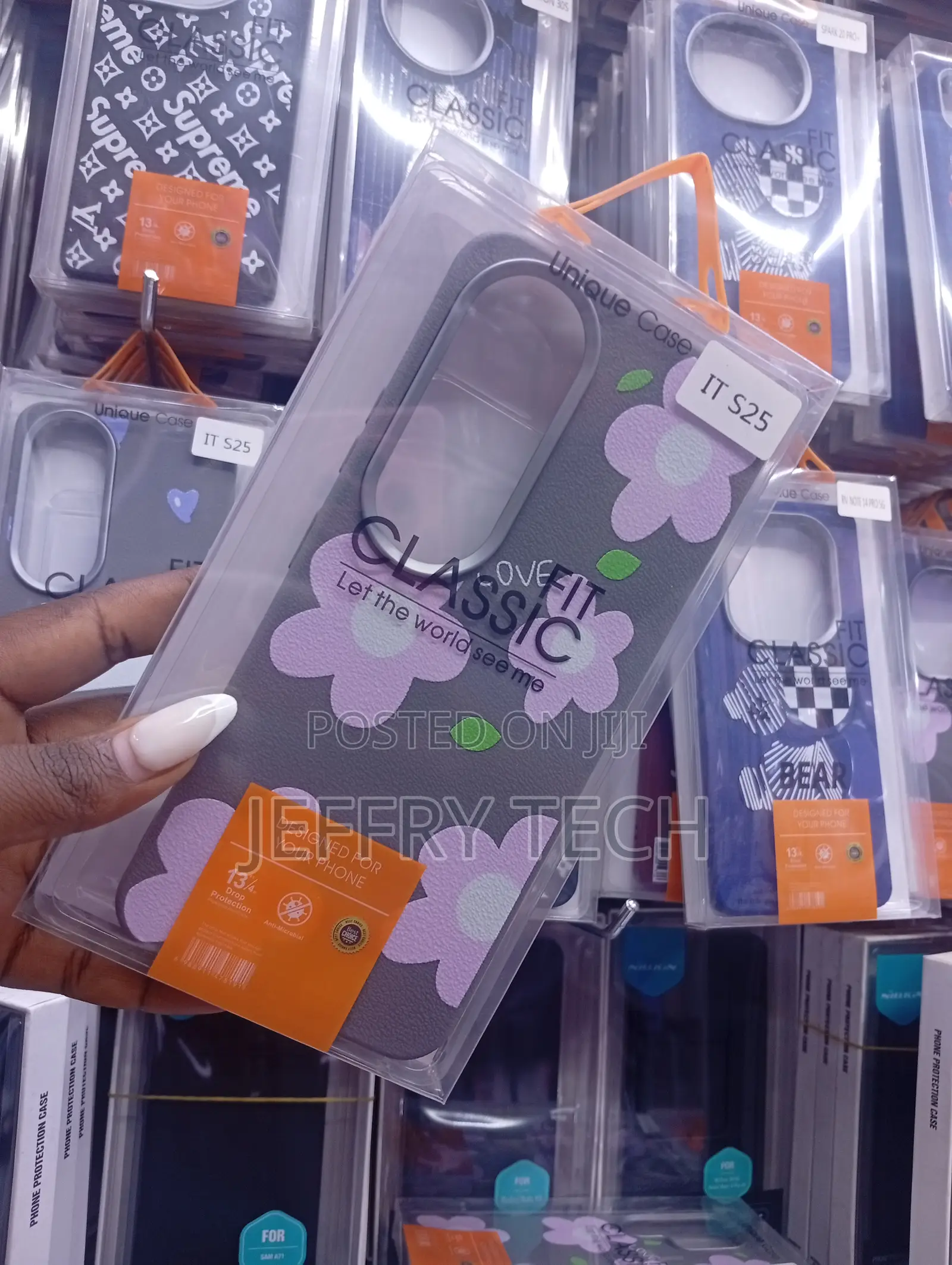 Infinix It S25 Floral Design With Purple and Lilac Flowers