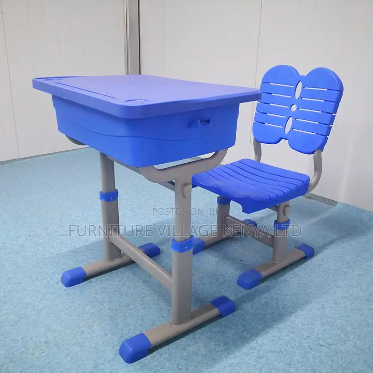 Modern Classroom Kid's Desk Chair Study Set