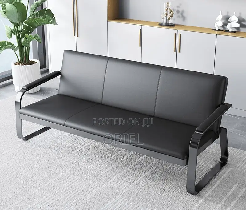 Office Waiting Bench : 5-Seater Reception Sofa