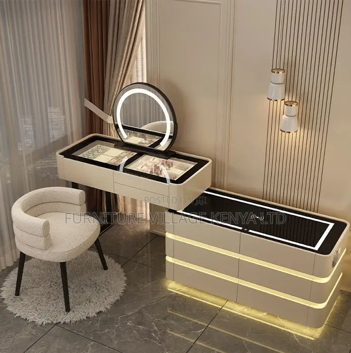 Modern Imported Vanity Dressing Desk With Led