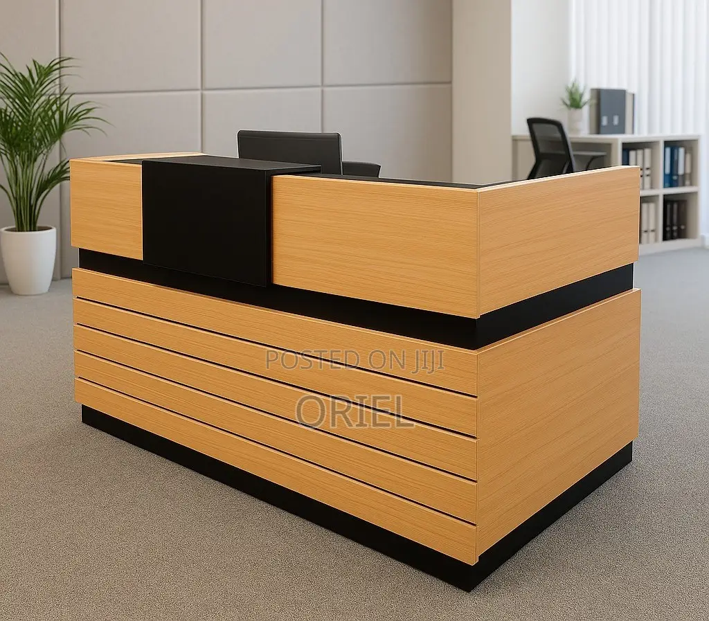 Office Desk : One-Way Executive Office Reception Desk