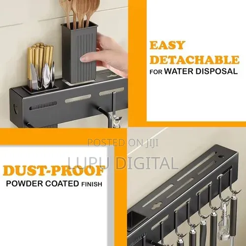 Wall Mount Kitchen Rack for Spoons and Knives Size. 50cm