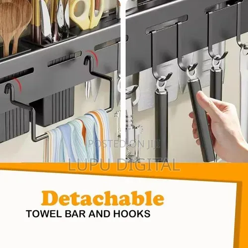 Wall Mount Kitchen Rack for Spoons and Knives Size. 50cm