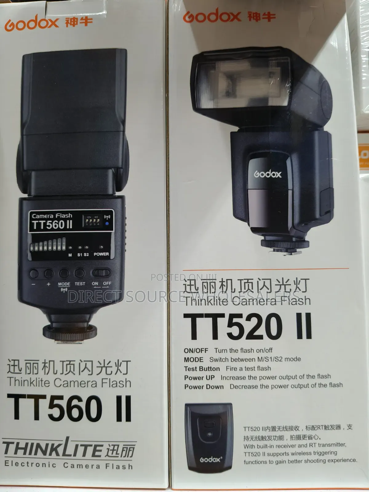 Camera Flash Godox Tt56011. Thinklite Camera Flash