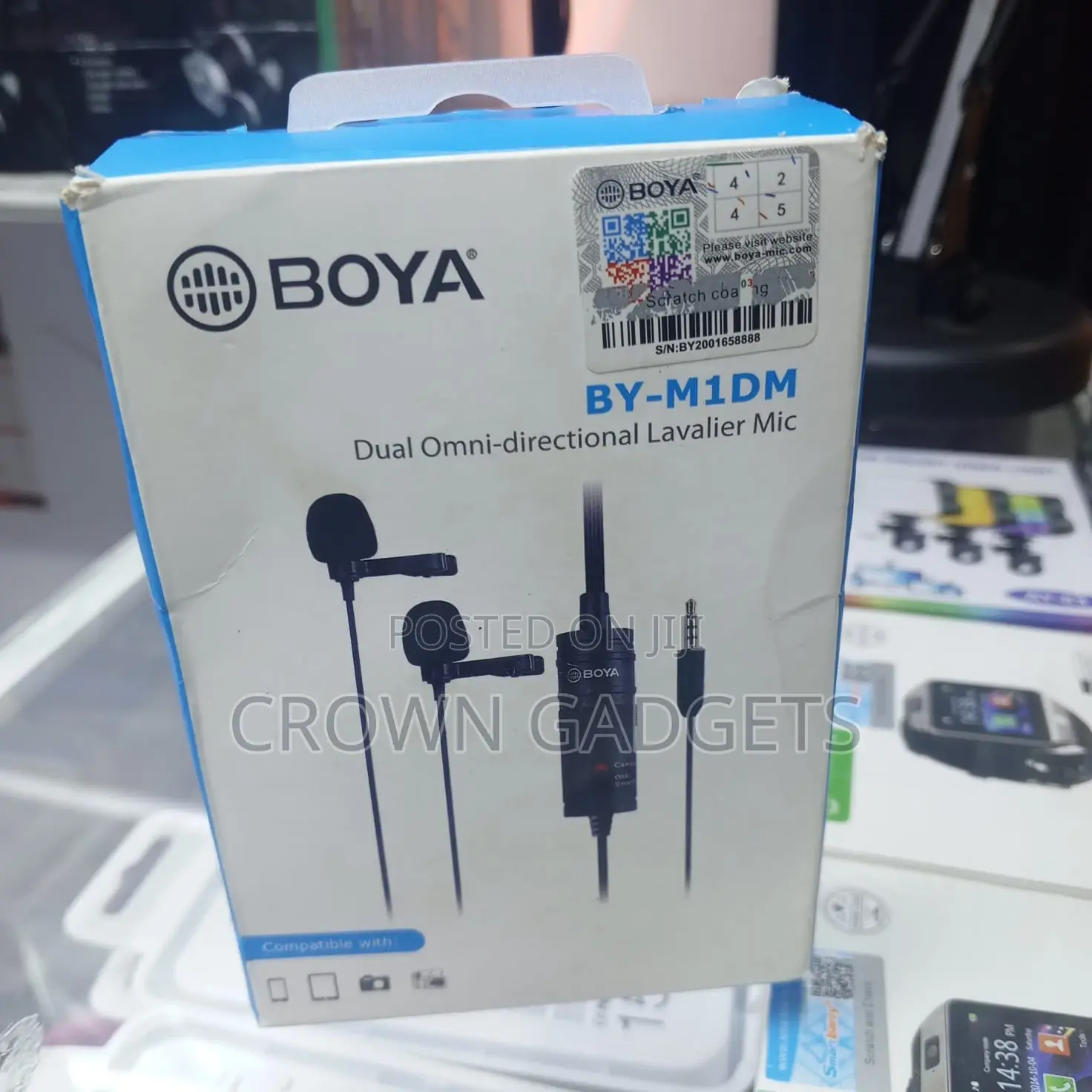 Boya By-m1dm Clip Microphone For Interview Dslr Phone