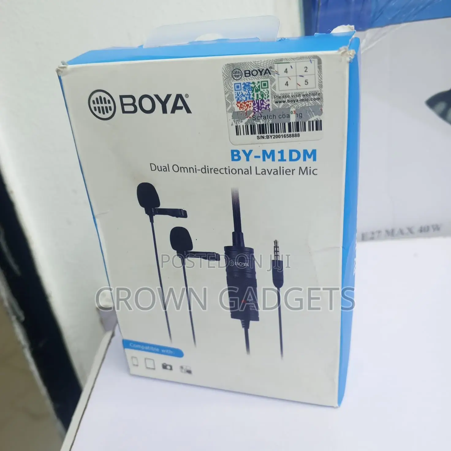 Boya By-m1dm Clip Microphone For Interview Dslr Phone
