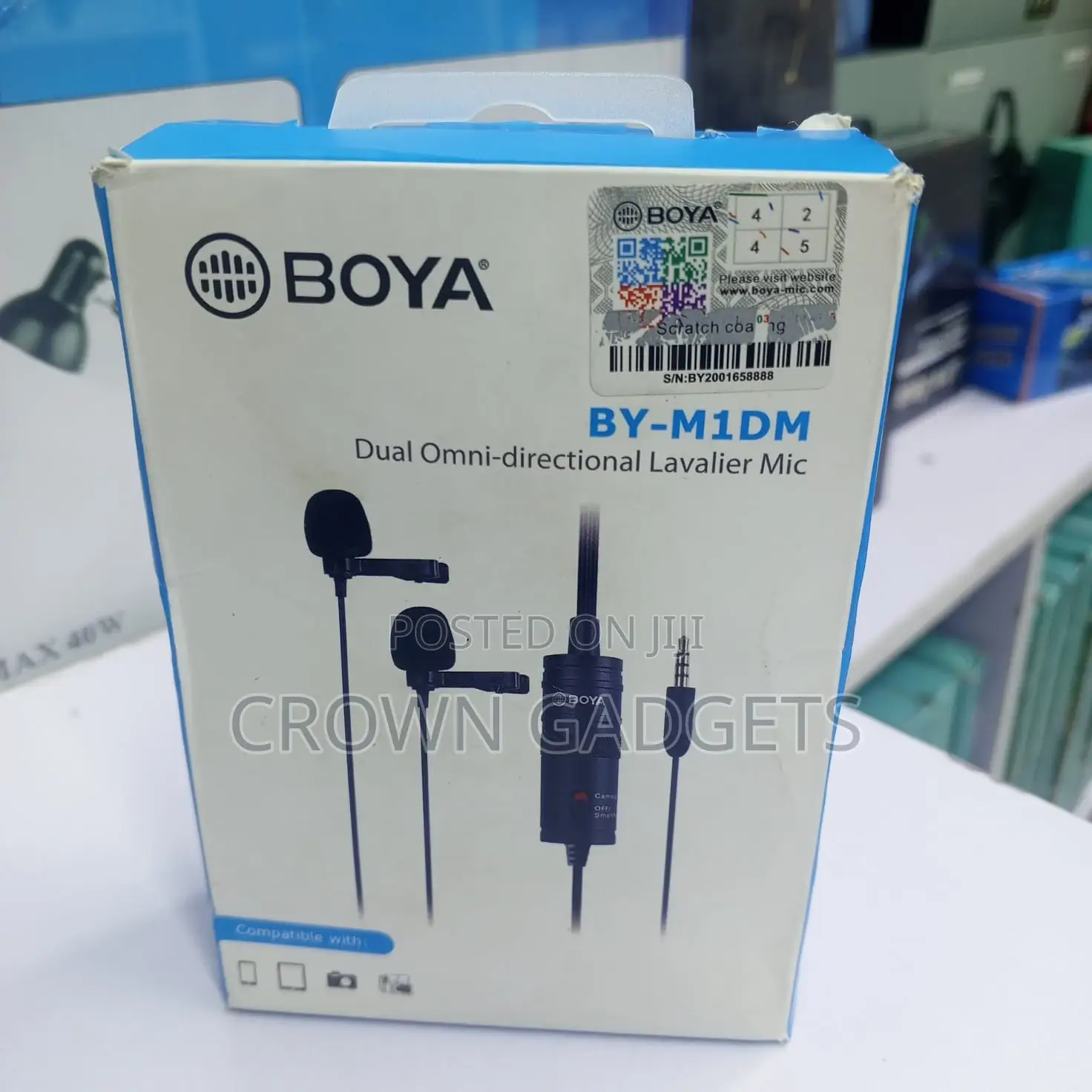 Dual Lavalier Mic Boya by-M1dm Vlogging Podcast Audio