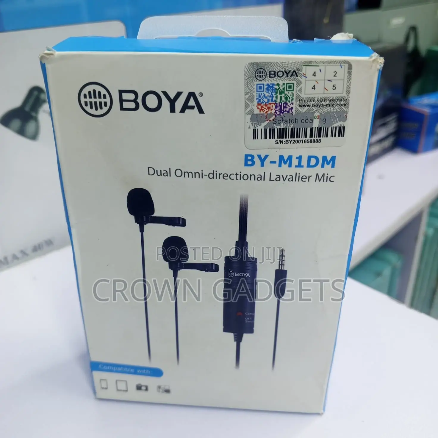 Dual Lavalier Mic Boya by-M1dm Vlogging Podcast Audio