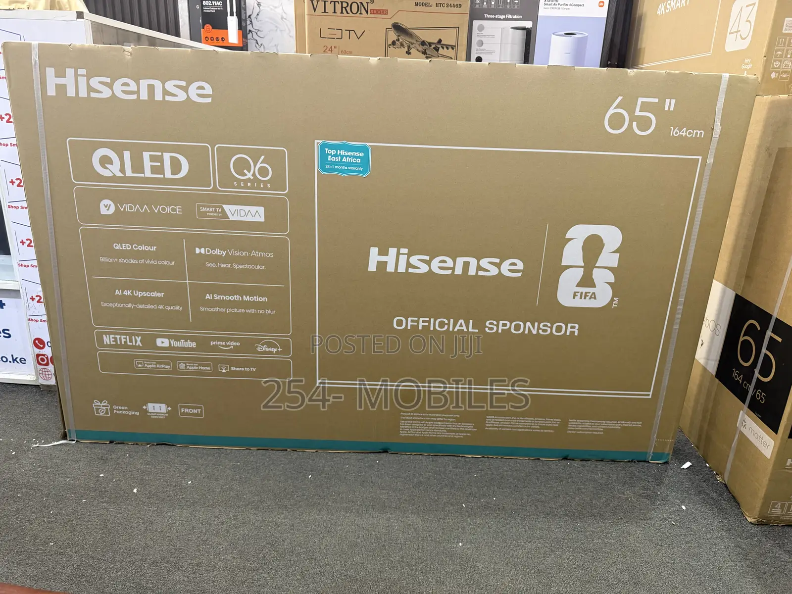 Hisense 65 Inch Qled Smart Tv 65q6q – Stunning Picture and Dolby