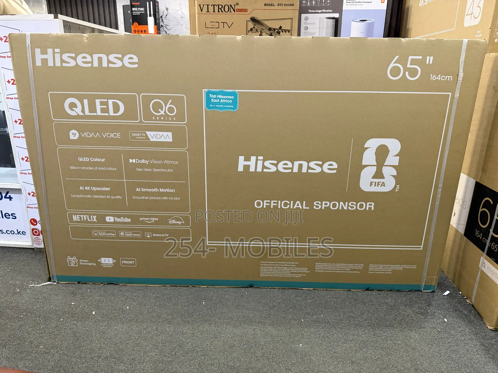 Hisense 65 Inch Qled Smart Tv 65q6q – Stunning Picture and Dolby