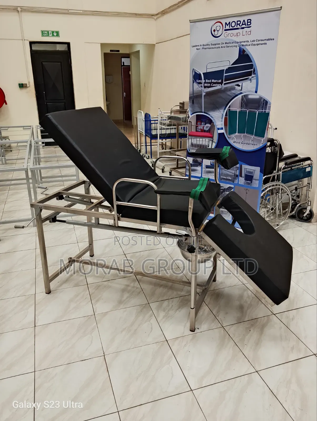 Delivery Bed (Stainless Steel With Cranks)