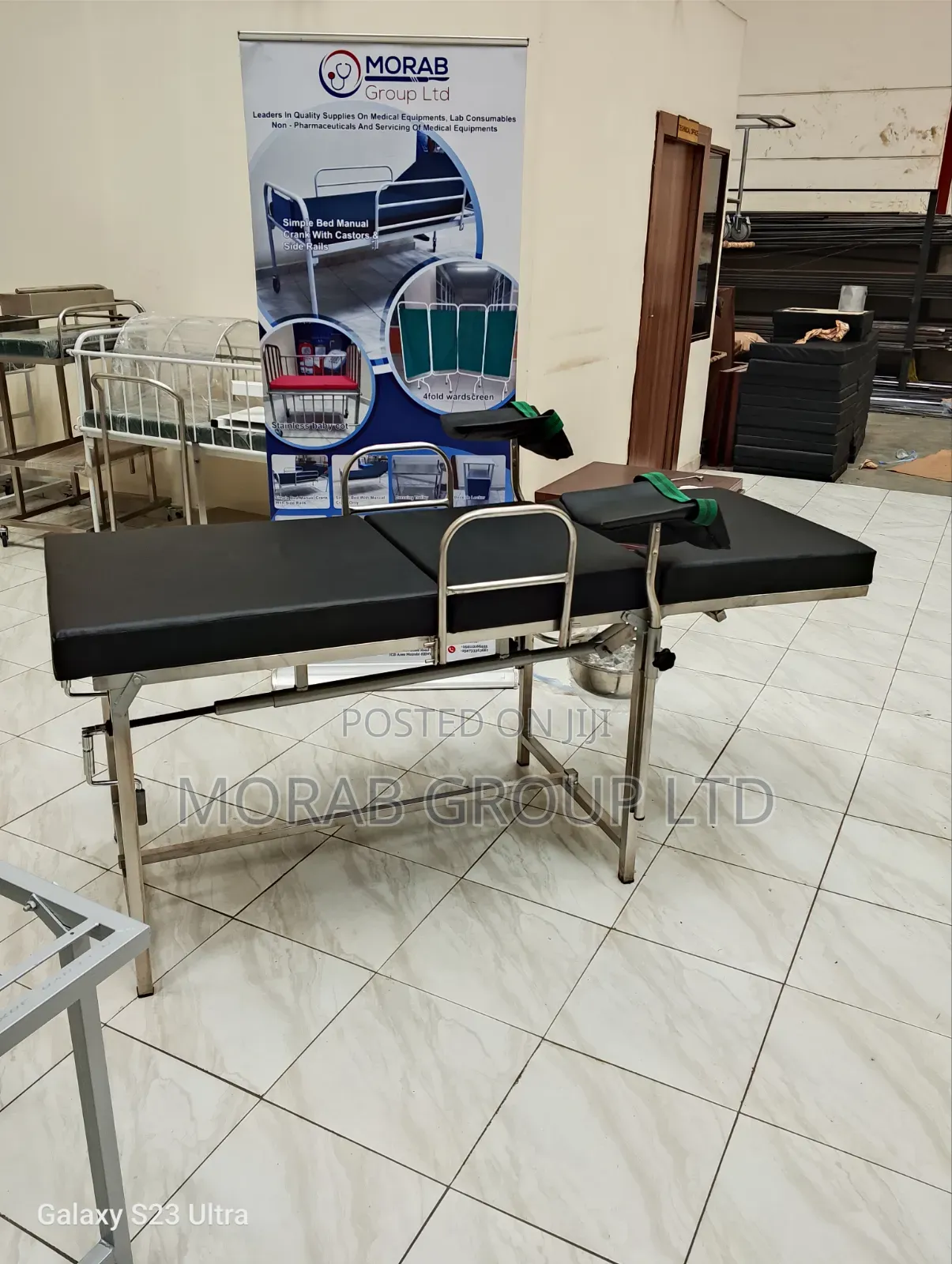 Delivery Bed (Stainless Steel With Cranks)