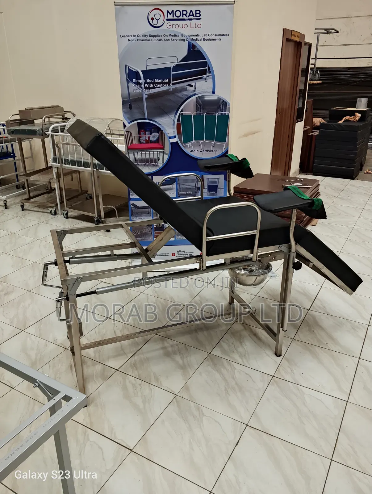 Delivery Bed (Stainless Steel With Cranks)