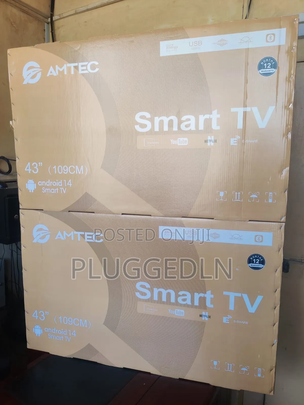 Amtec 43-Inch (109cm) Android Smart TV.