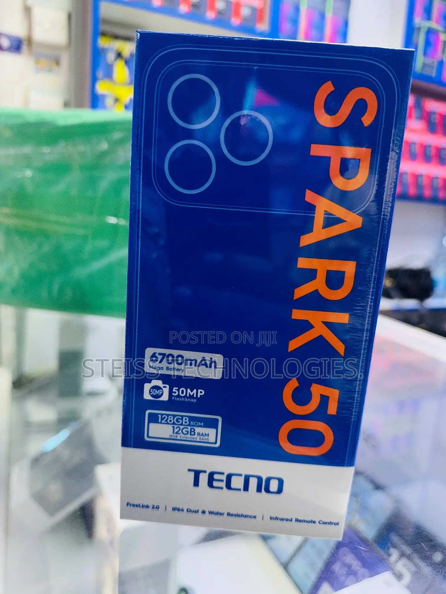 New Tecno Spark 50 128 GB Black