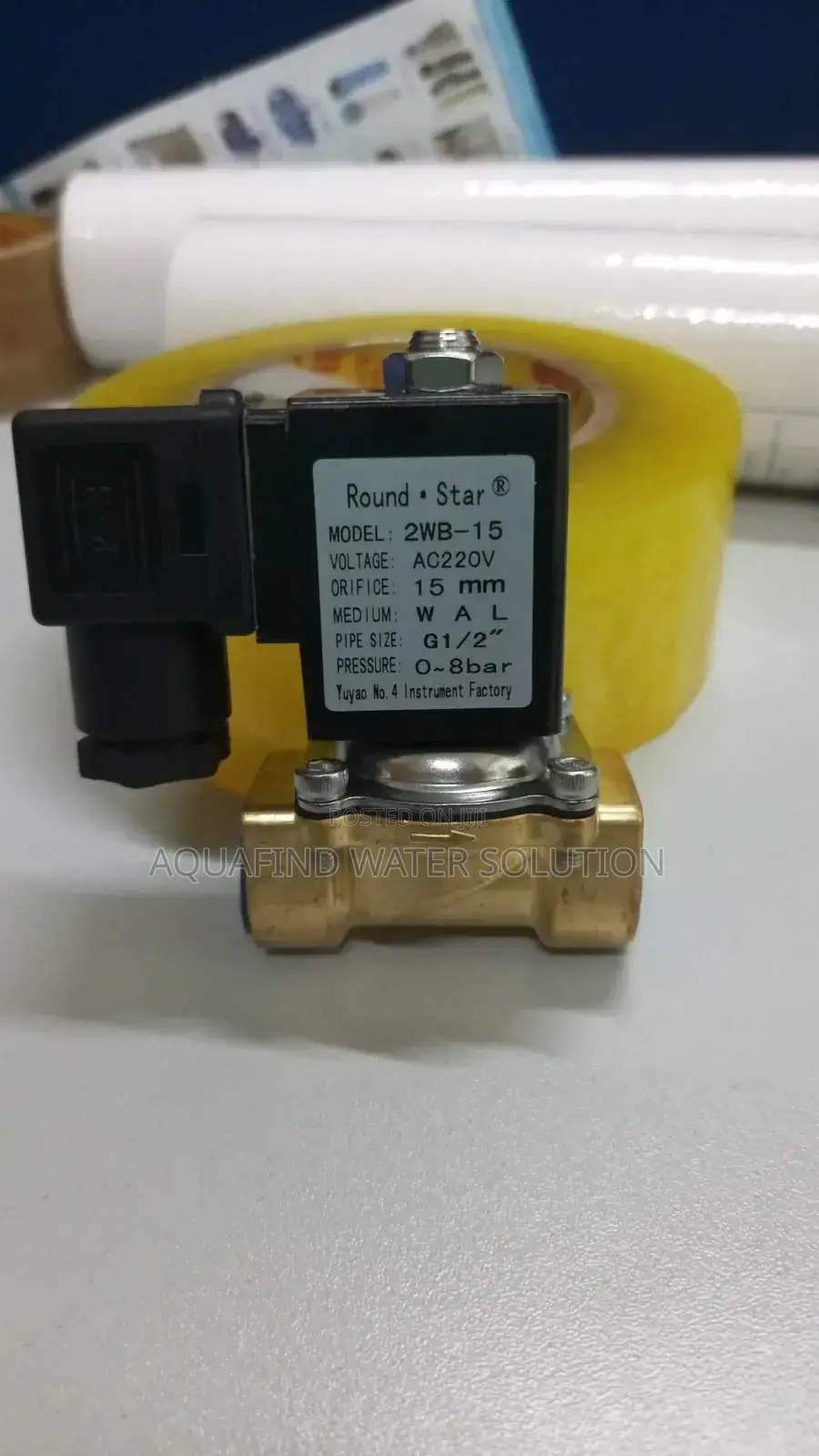 Solenoid Valve 1/2 Brass